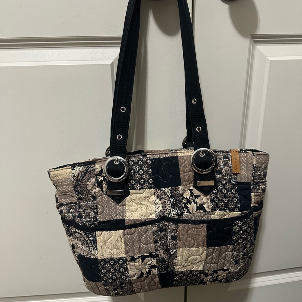 Quilted Patchwork Tote Bag